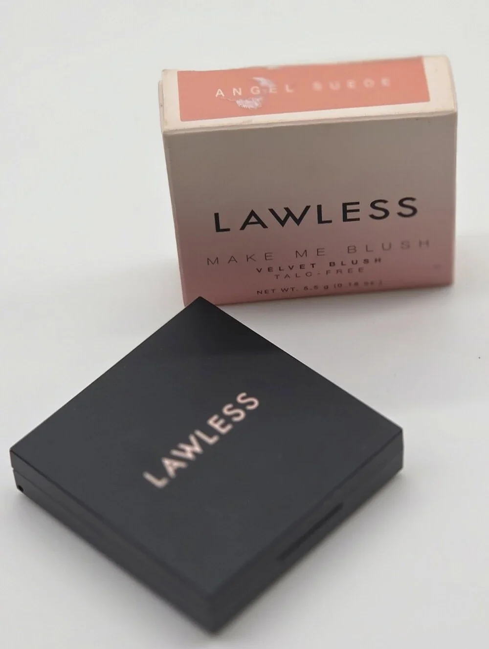 LAWLESS Make Me Blush Velvet Blush — Angel Suede